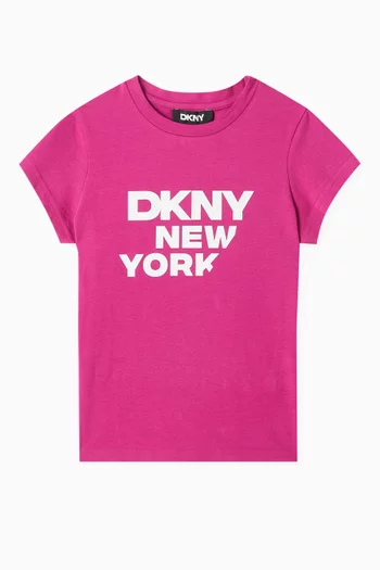 Logo Print T-shirt in Cotton