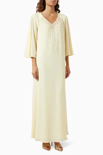 Pearl Embellished Kaftan
