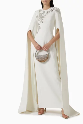 Crystal-embellished Maxi Dress