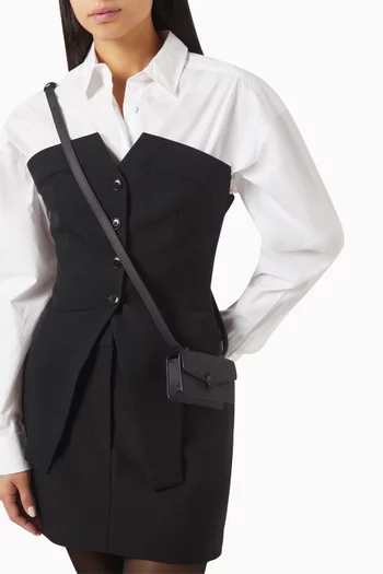 Micro Serpenti Forever Crossbody Bag in Calf Leather