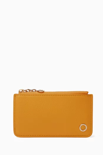 BVLGARI BVLGARI Card Holder in Calf Leather