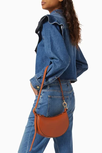 Mini Twyla Hobo Bag in Calfskin Leather