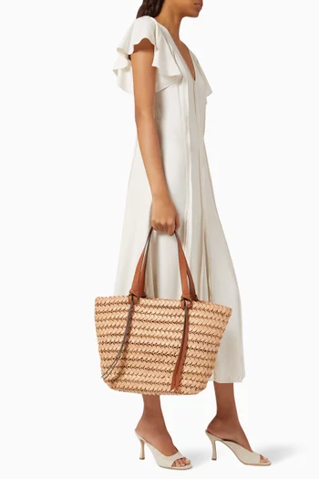 Large Imani Tote Bag in Leather
