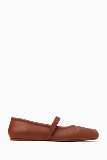 Little Bow Ballet Flats in Nappa
