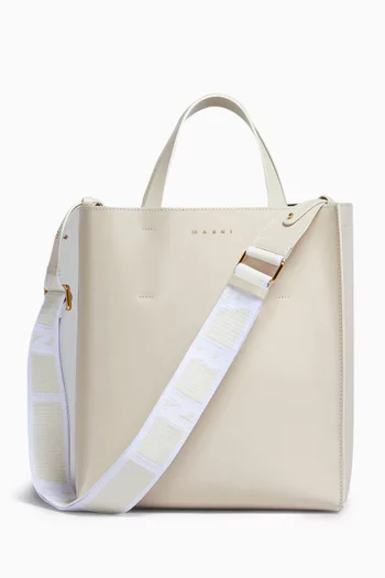 Museo Small Tote Bag in Leather