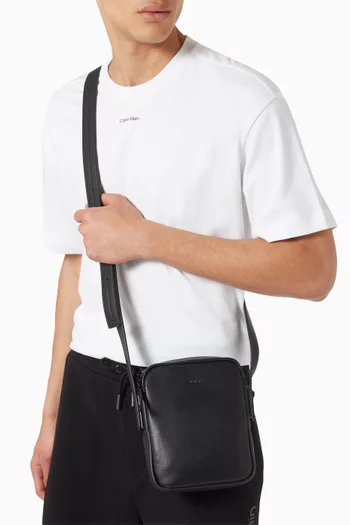 Reporter Crossbody Bag in Faux Leather