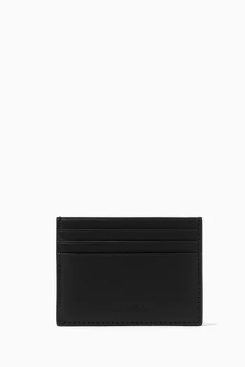 Logo Cardholder in Nappa Leather