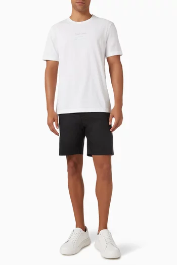Raised Editorial Logo T-Shirt in Cotton