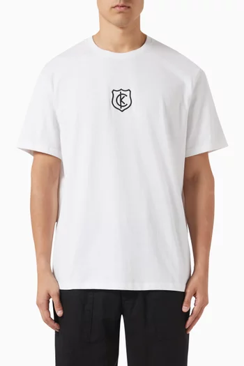 Shield Logo T-shirt in Cotton