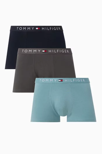 TH Original Logo Waistband Trunks, 3-Pack