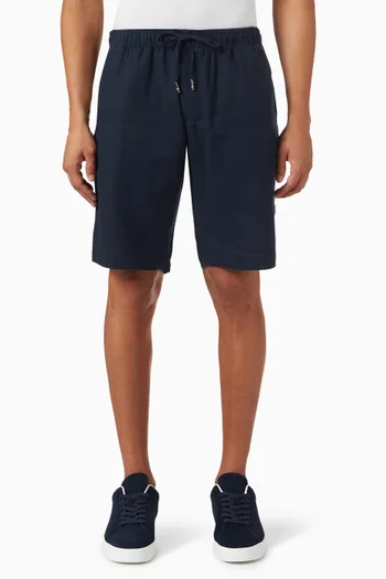 Harlem Relaxed Shorts in Linen Blend
