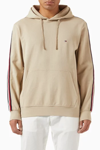 Global Stripe Hoodie in Cotton