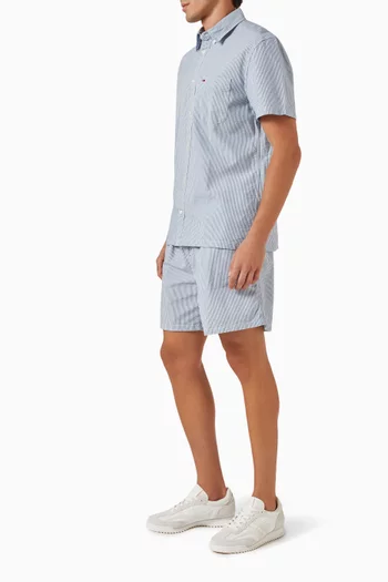 Striped Shorts in Cotton