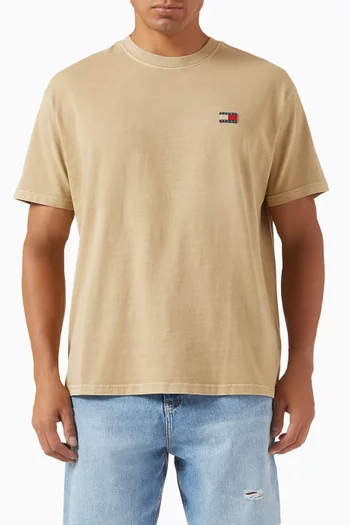 Label T-shirt in Cotton