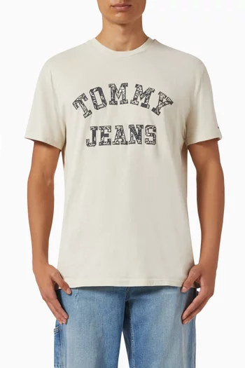 Paisley College T-shirt in Cotton