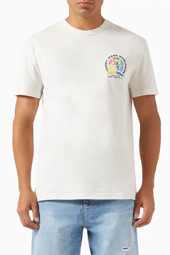 Crest T-shirt in Cotton