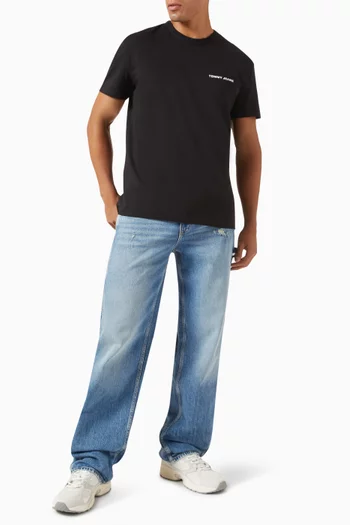 Back Graphic Logo T-Shirt in Cotton