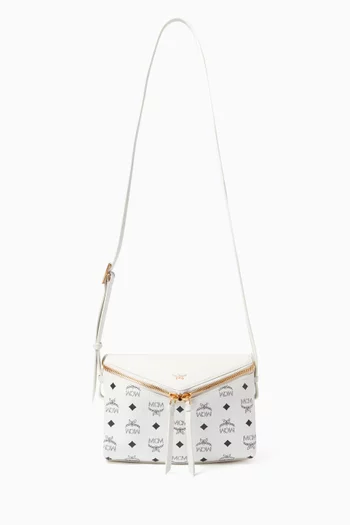 Diamond Shoulder Bag in Visetos