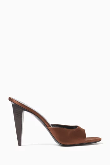 Sky 110 Mule Sandals in Satin