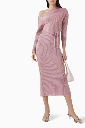 Tilly Maxi Dress in Rib Knit