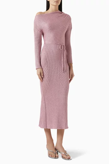 Tilly Maxi Dress in Rib Knit