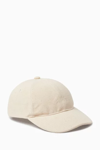 كاب بيسبول شارلي بشعار الماركة قنب قطني