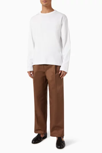 Relaxed Cotton-Jersey Long-Sleeved T-Shirt