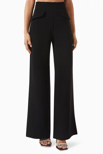 Empire-waist Pants in Crepe