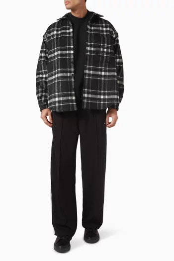 Check Overshirt in Brushed Flannel