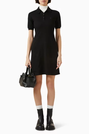 Polo Mini Dress in Cotton-piqué