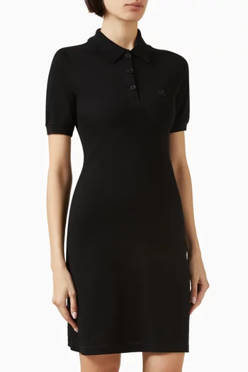 Polo Mini Dress in Cotton-piqué