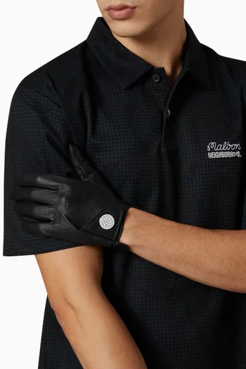 x Malbon Golf Single Glove in Leather