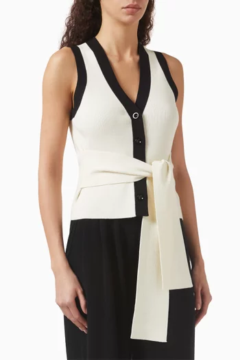 Collins Vest in Knit
