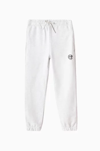 Logo Graphic Sweatpants in Cotton