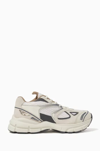 Marathon Runner Sneakers in Leather & Mesh