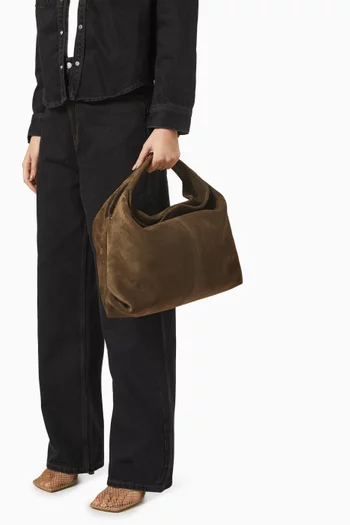 Gala Tote Bag in Suede