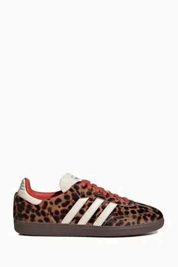 Samba OG Sneakers in Hairy Suede & Leather