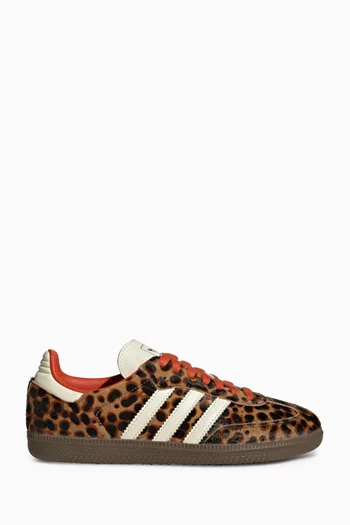 Samba OG Sneakers in Hairy Suede & Leather