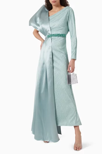 Boticelli Gown in Crepe & Lace