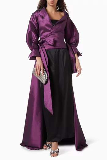 Dolce Jacket & Dress Set in Taffeta & Satin