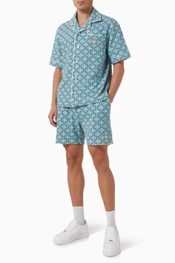 Monogram Shorts in Towel Terry