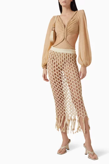 Braided Metallic Bodysuit