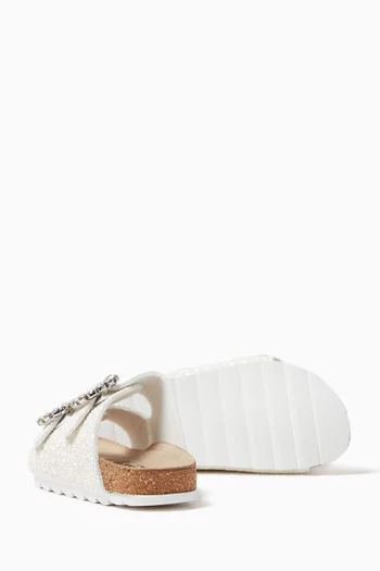 Glitter-embellished Sandals