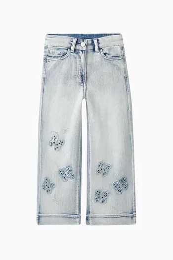 Broderie Anglaise Butterfly Jeans