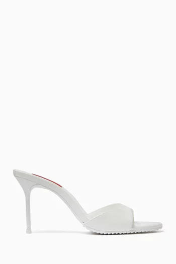 x Malu Mule Sandals in Patent Leather