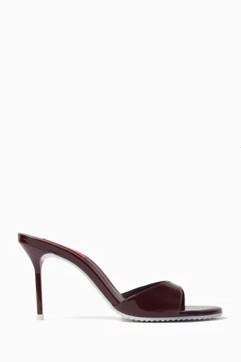 x Malu Mule Sandals in Patent Leather