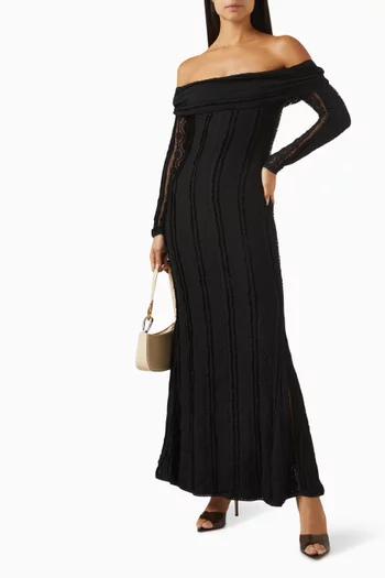 Minerva Off-shoulder Maxi Dress