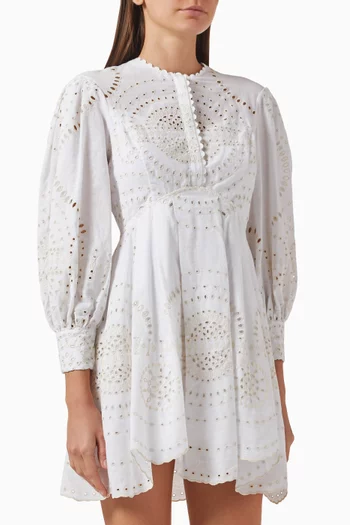Ashai Mini Dress in Cotton Blend