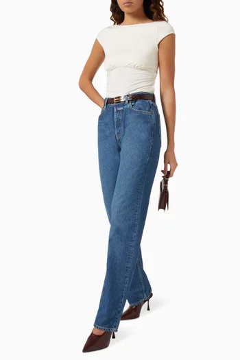 Cynthia High-rise Jeans in Denim
