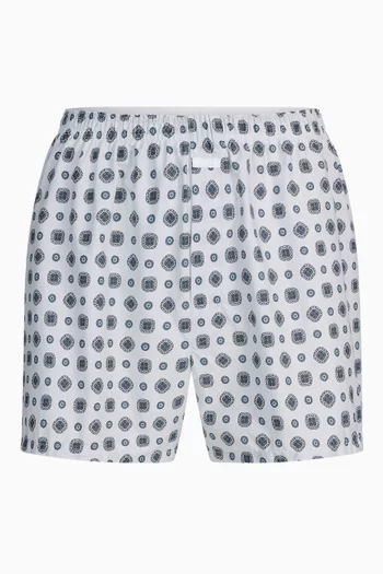 Cotton Poplin 3" Boxer Briefs